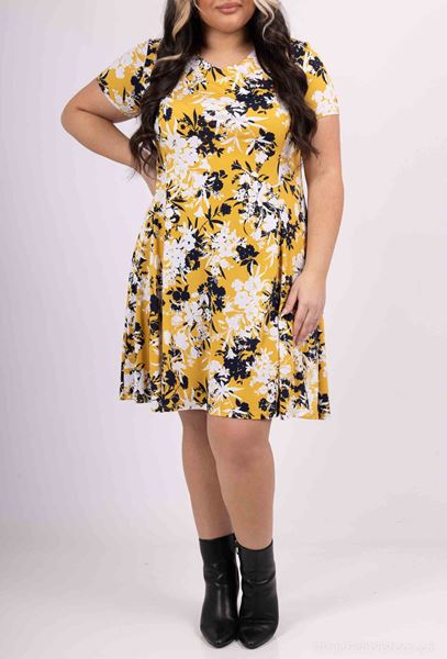 Picture of FLARED STRETCH DRESS